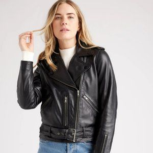 Quince Leather Moto Jacket